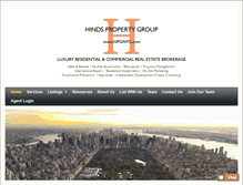 Tablet Screenshot of hindspropertygroup.com